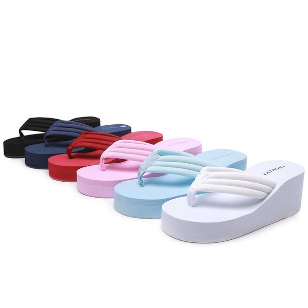 house slippers platform on a wedge beach shoes rubber flip flops med women heels slides candy colors sabot soft hawaiian high, Black
house slippers platform on a wedge beach shoes rubber flip flops med women heels slides candy colors sabot soft hawaiian high, Black