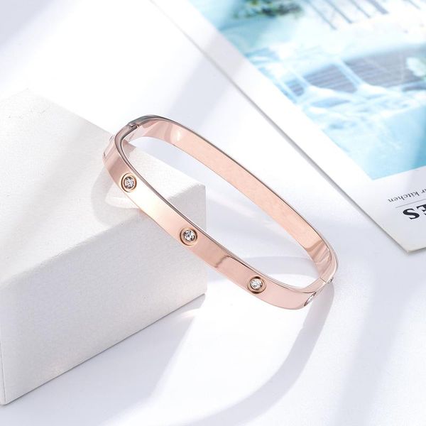 bangle square ten crystal woman bracelets stainless steel love bangles cubic zirconia golden jewelry gifts wholesale, Black
bangle square ten crystal woman bracelets stainless steel love bangles cubic zirconia golden jewelry gifts wholesale, Black