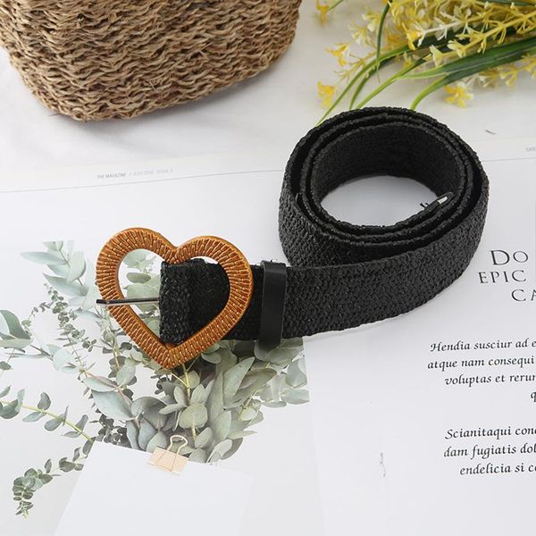 belts women braided elastic belt round heart-shaped wooden buckle vintage bohe straw knitted dress, Black;brown
belts women braided elastic belt round heart-shaped wooden buckle vintage bohe straw knitted dress, Black;brown