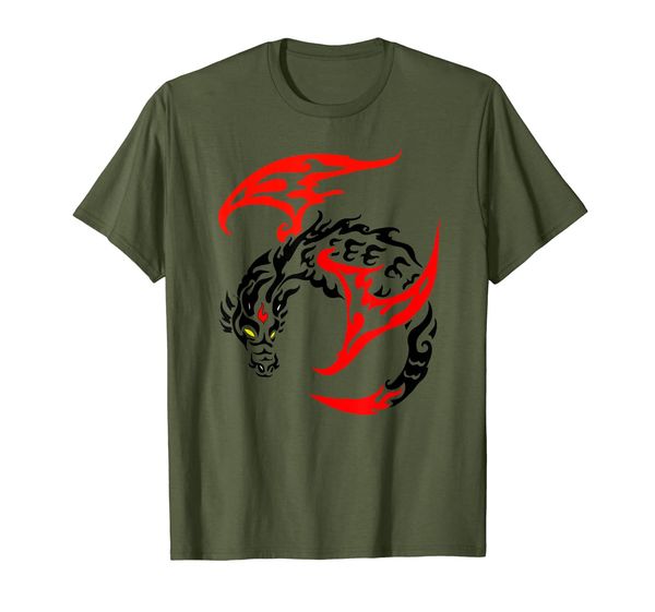 mystical dragon t shirt gift idea, White;black