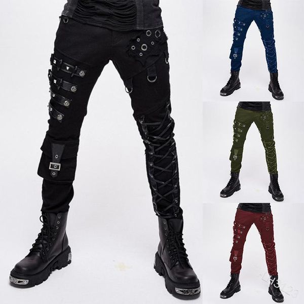 halloween costumes men punk pants european high street eyelet tie low waist elastic men's retro casual pants plus size s-5xl, Black
halloween costumes men punk pants european high street eyelet tie low waist elastic men's retro casual pants plus size s-5xl, Black