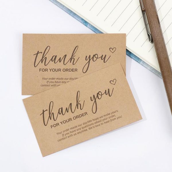 greeting cards 30pcs "thank you for your order" cardstock package postcards labels kraft paper express appreciate praise
greeting cards 30pcs "thank you for your order" cardstock package postcards labels kraft paper express appreciate praise