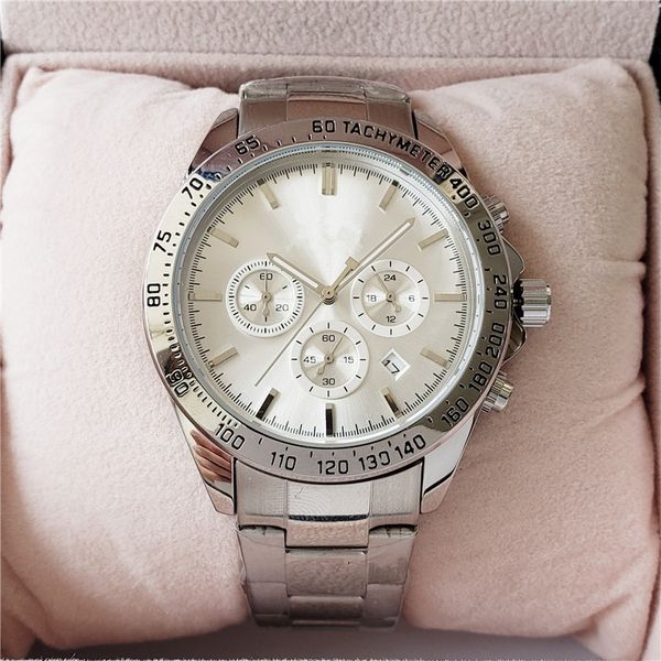 men's watches six needle full working small dial running second quartz watch european and american fashion style steel band, Slivery;brown
men's watches six needle full working small dial running second quartz watch european and american fashion style steel band, Slivery;brown