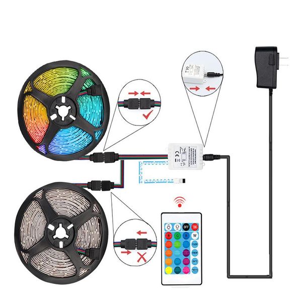 strips led lights with 5 meters 12v rgb colorful decorative background color atmosphere
strips led lights with 5 meters 12v rgb colorful decorative background color atmosphere