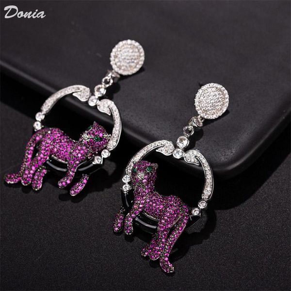 donia jewelry european and american leopard earrings for dinner accessories ladies fashion color zircon earring dangle & chandelier, Silver
donia jewelry european and american leopard earrings for dinner accessories ladies fashion color zircon earring dangle & chandelier, Silver
