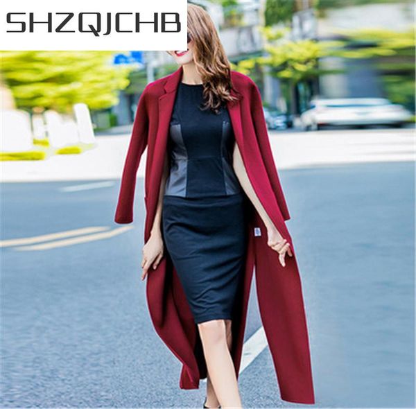 women's wool & blends shzq long coats 2021 fashion autumn jackets double-faced cashmere coat lady elegant casual jacket lwl535, Black
women's wool & blends shzq long coats 2021 fashion autumn jackets double-faced cashmere coat lady elegant casual jacket lwl535, Black