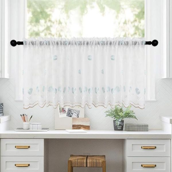 curtain & drapes soft half sheer easy to install tear resistant cafe floral embroidered elegant exquisite window decoration
curtain & drapes soft half sheer easy to install tear resistant cafe floral embroidered elegant exquisite window decoration