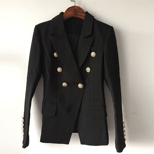 new fashion designer blazer jacket women's double breasted metal lion buttons blazer outer size s-xxxl 210330, White;black
new fashion designer blazer jacket women's double breasted metal lion buttons blazer outer size s-xxxl 210330, White;black