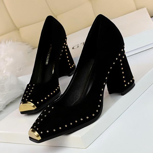 dress shoes bigtree 2021 autumn classic pumps fashion wedding black rivet high heels square heel women party
dress shoes bigtree 2021 autumn classic pumps fashion wedding black rivet high heels square heel women party