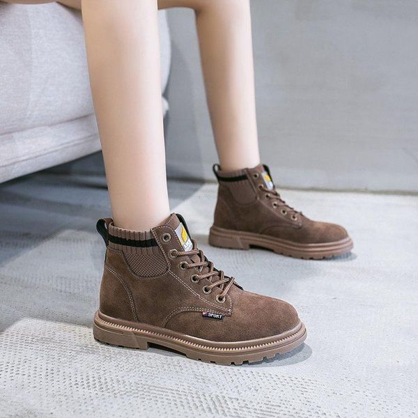 boots women ankle autumn winter 2021 bootsplatform lace-up round toe flat with women's shoes botas mujer, Black
boots women ankle autumn winter 2021 bootsplatform lace-up round toe flat with women's shoes botas mujer, Black