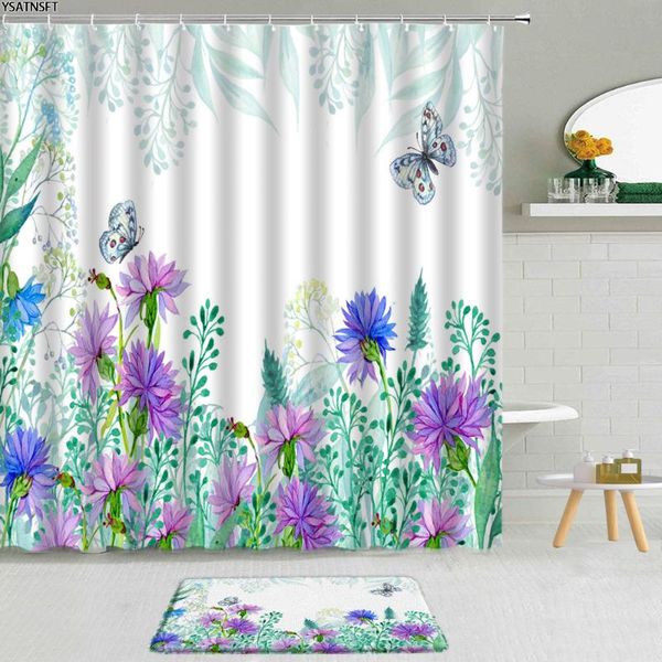 shower curtains 2pcs flower watercolor curtain plant green leaf butterfly floral sunflower bathroom non-slip bath mat set
shower curtains 2pcs flower watercolor curtain plant green leaf butterfly floral sunflower bathroom non-slip bath mat set