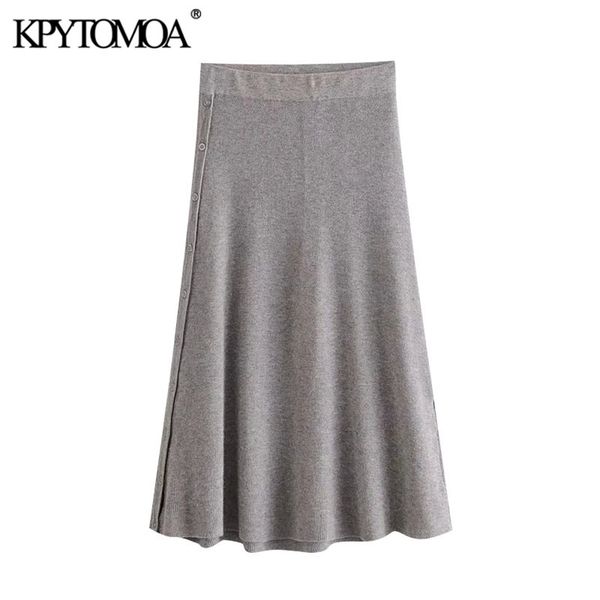 women chic fashion with buttons knitted midi skirt high elastic waist office wear female skirts mujer 210420, Black
women chic fashion with buttons knitted midi skirt high elastic waist office wear female skirts mujer 210420, Black