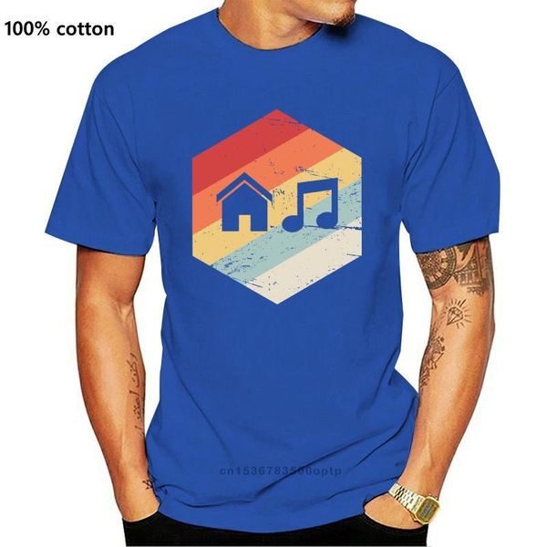 men's t-shirts vintage retro house music t-shirt, White;black
men's t-shirts vintage retro house music t-shirt, White;black