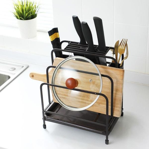 stainless steel kitchen knife rack multifunctional cutting board vegetable pot lid storage shelf hooks & rails
stainless steel kitchen knife rack multifunctional cutting board vegetable pot lid storage shelf hooks & rails