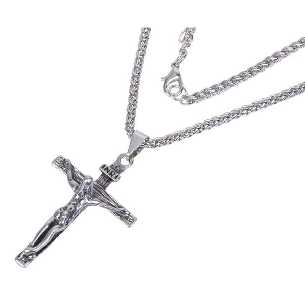 2021 new gold silver chain for men jesus piece trendy 18k gold plated stainless steel inri crucifix cross necklace men jewelry fast ship
2021 new gold silver chain for men jesus piece trendy 18k gold plated stainless steel inri crucifix cross necklace men jewelry fast ship