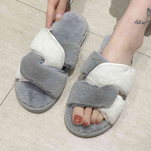 winter women home slippers faux fur warm sho cross braid dign flat female open toe slid pink cozy fuzzy, Black
winter women home slippers faux fur warm sho cross braid dign flat female open toe slid pink cozy fuzzy, Black