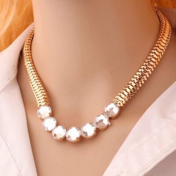 chokers gothic fashion jewelry luxury crystal necklace punk metal thick chain flash bohemian female elegant, Golden;silver
chokers gothic fashion jewelry luxury crystal necklace punk metal thick chain flash bohemian female elegant, Golden;silver