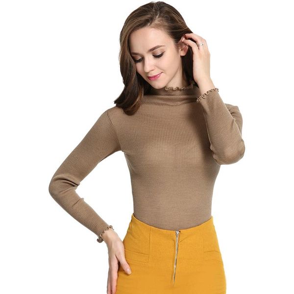 women's t-shirt 2021 autumn winter sweater silk cotton blend seamless high stretch long sleeve slim jacket bottoming, White
women's t-shirt 2021 autumn winter sweater silk cotton blend seamless high stretch long sleeve slim jacket bottoming, White