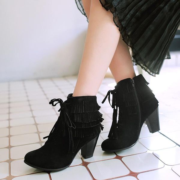 boots plus size 43 women fashion lace-up ankle for shoes elegant short high heels black party pumps
boots plus size 43 women fashion lace-up ankle for shoes elegant short high heels black party pumps