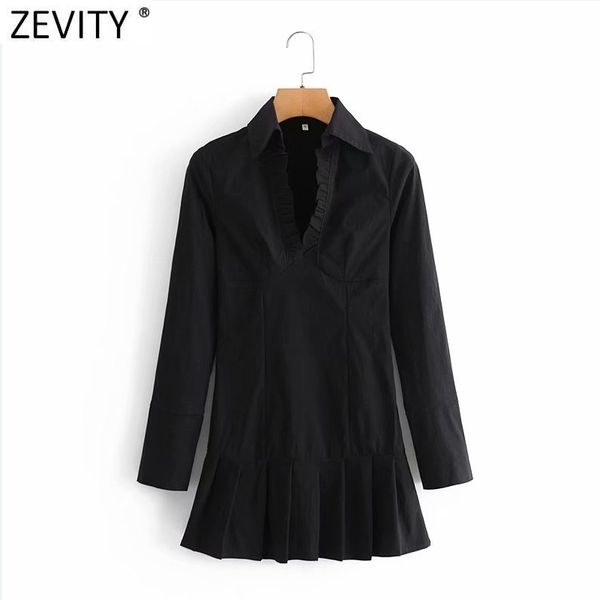 zevity women stand collar agaric lace slim pleated mini dress lady chic long sleeve hen pleat ruffles vestido ds4776 210419, Black;gray
zevity women stand collar agaric lace slim pleated mini dress lady chic long sleeve hen pleat ruffles vestido ds4776 210419, Black;gray