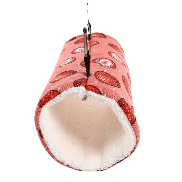 small animal supplies 1pc hamster warm nest pet sleeping house plush tunnel