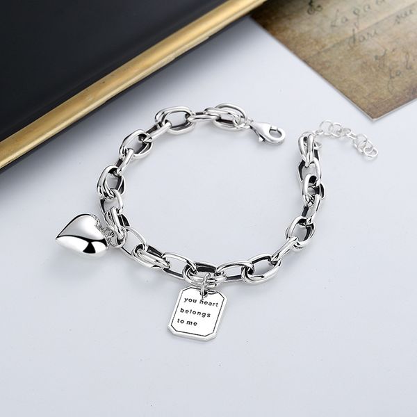 chaosheng s925 sterling silver thick body three-dimensional love small square brand bracelet personality fashion and creativity light luxury, Golden;silver
chaosheng s925 sterling silver thick body three-dimensional love small square brand bracelet personality fashion and creativity light luxury, Golden;silver