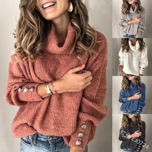 women's sweaters sweater women 2021 oversized pullover turn-down collar casual long sleeves solid color loose knitted s-5xl, White;black
women's sweaters sweater women 2021 oversized pullover turn-down collar casual long sleeves solid color loose knitted s-5xl, White;black