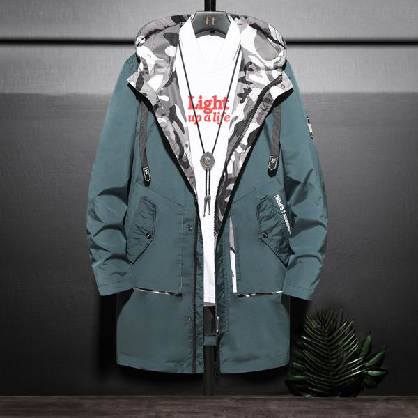 autumn and winter men's slim plus velvet thick mid-length windbreaker casual hooded tide coat jacket l002, Tan;black
autumn and winter men's slim plus velvet thick mid-length windbreaker casual hooded tide coat jacket l002, Tan;black