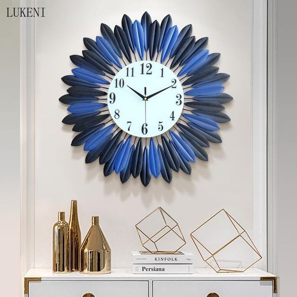 wall clocks round 50cm gold blue watches iron creative clock modern design living room metal fashion home decoration
wall clocks round 50cm gold blue watches iron creative clock modern design living room metal fashion home decoration