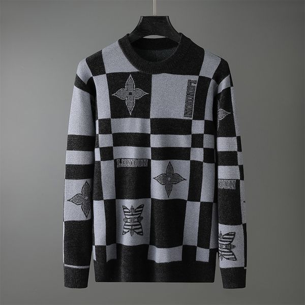 sweaters fashion knit men's sweater jacquard contrast veet bottomed t-shirt round neck european thickened, White;black
sweaters fashion knit men's sweater jacquard contrast veet bottomed t-shirt round neck european thickened, White;black