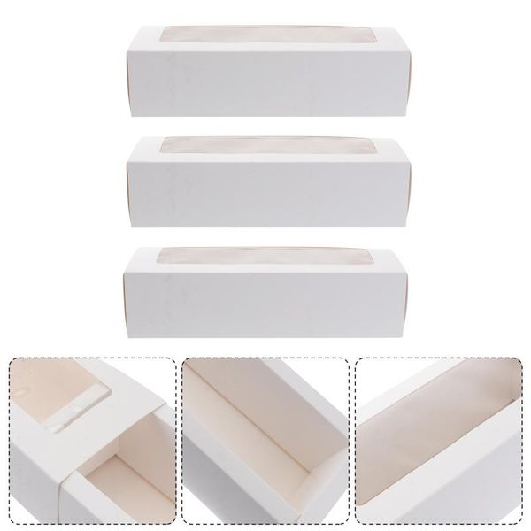 gift wrap 10pcs macaron pvc boxes with clear window paper packaging box cookie containers for home dessert shop (white paper, small)
gift wrap 10pcs macaron pvc boxes with clear window paper packaging box cookie containers for home dessert shop (white paper, small)