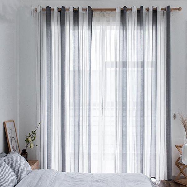 nordic style stripes living room bedroom study grey brown curtain window screen home decoration embroidered tulle fabric & drapes
nordic style stripes living room bedroom study grey brown curtain window screen home decoration embroidered tulle fabric & drapes
