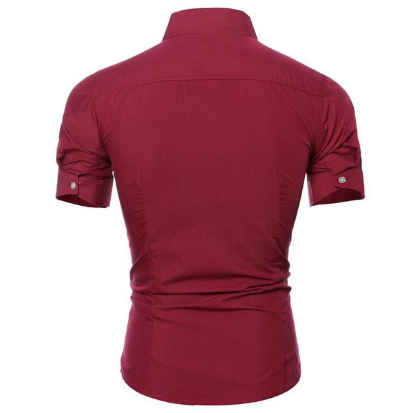 men's casual shirts men business buttons solid color short sleeve cool office turn-down collar shirt, White;black
men's casual shirts men business buttons solid color short sleeve cool office turn-down collar shirt, White;black