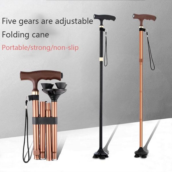 trekking poles antiskid 5-section four legged folding walking stick with light for the elderly
trekking poles antiskid 5-section four legged folding walking stick with light for the elderly