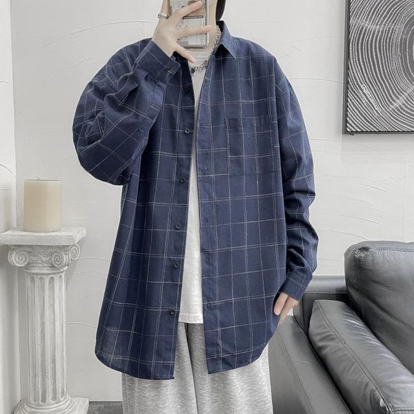 men's casual shirts oversized autumn men's business fashion plaid shirt classic japanese style workwear formal 5xl, White;black
men's casual shirts oversized autumn men's business fashion plaid shirt classic japanese style workwear formal 5xl, White;black