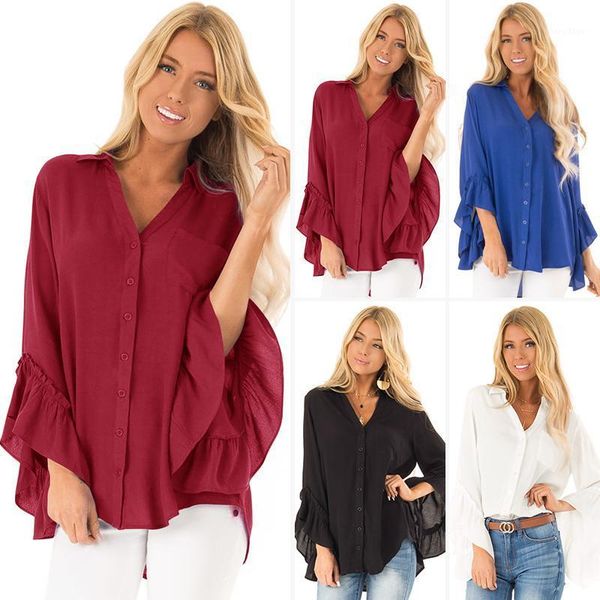 women's blouses & shirts autumn casual women chiffon blouse butterfly sleeve v-neck irregular long shirt plus size clothes black white
women's blouses & shirts autumn casual women chiffon blouse butterfly sleeve v-neck irregular long shirt plus size clothes black white
