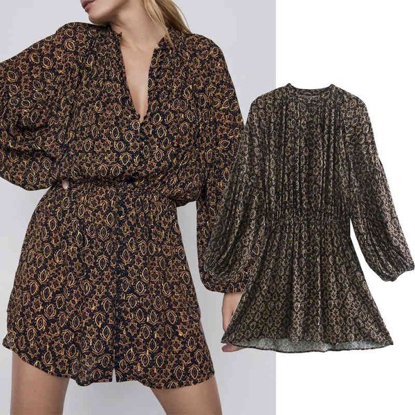 casual dresses fashion single breasted print long sleeve ladies loose o-neck vestidos spring mini wlkq, Black;gray
casual dresses fashion single breasted print long sleeve ladies loose o-neck vestidos spring mini wlkq, Black;gray