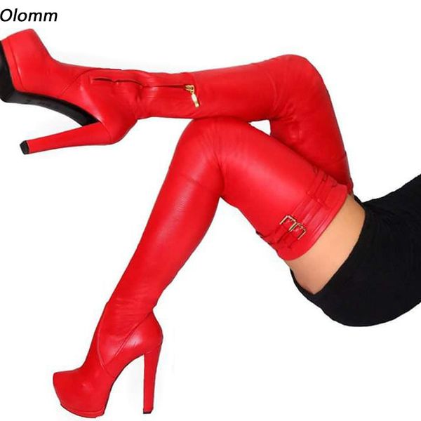 rontic women winter italian crotch boots platform chunky heels round toe gorgeous red white black dress shoes plus us size 5-20
rontic women winter italian crotch boots platform chunky heels round toe gorgeous red white black dress shoes plus us size 5-20