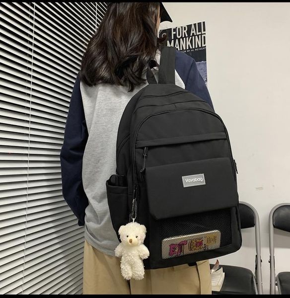 backpack 3589 female college student class bag simple japanese style 
backpack 3589 female college student class bag simple japanese style