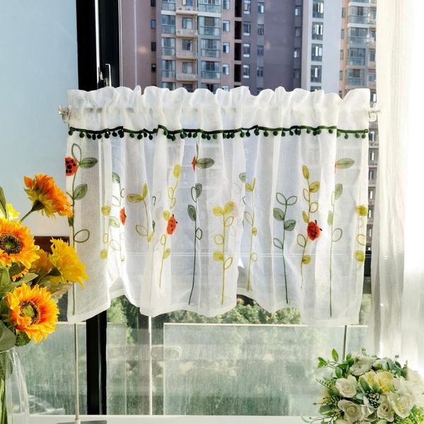 curtain & drapes european and american style short curtains for kitchen white sheer lace home partition decorative panel half 1pice #4
curtain & drapes european and american style short curtains for kitchen white sheer lace home partition decorative panel half 1pice #4