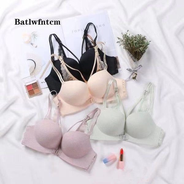 bras non-steel ring front buckle breathable beauty back underwear lace edge gathered girl's bra porous thick, Red;black
bras non-steel ring front buckle breathable beauty back underwear lace edge gathered girl's bra porous thick, Red;black