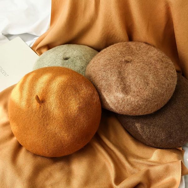 berets wool beret female winter hats for women flat cap knit 100% cashmere lady girl boinas hat bone tocas painter, Blue;gray
berets wool beret female winter hats for women flat cap knit 100% cashmere lady girl boinas hat bone tocas painter, Blue;gray