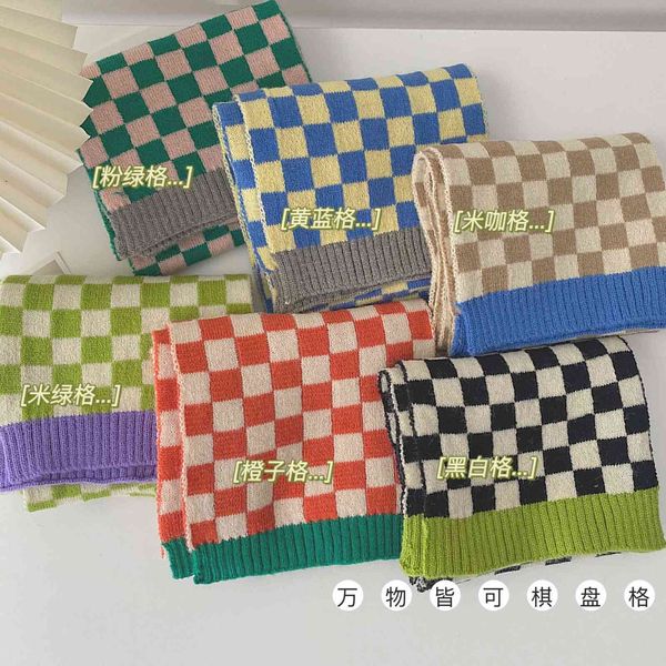 2021 color matching checkerboard small scarf short soft waxy cute parent-child warm bib in autumn and winter, Blue;gray
2021 color matching checkerboard small scarf short soft waxy cute parent-child warm bib in autumn and winter, Blue;gray