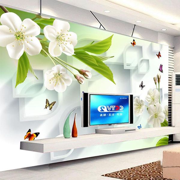 wallpapers custom murals wallpaper modern 3d stereo plum butterfly po wall cloth living room tv sofa background covering home decor
wallpapers custom murals wallpaper modern 3d stereo plum butterfly po wall cloth living room tv sofa background covering home decor
