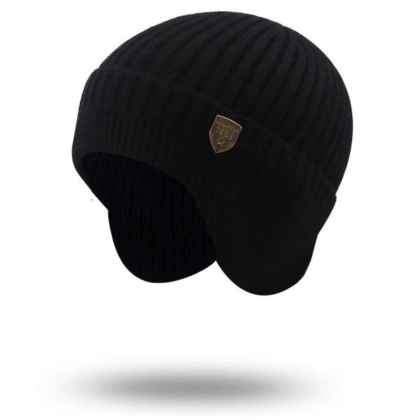 beanies simple winter earmuff cap men's outdoor knitted hat women's korean warm skull windproof earflaps bonnet hats 
beanies simple winter earmuff cap men's outdoor knitted hat women's korean warm skull windproof earflaps bonnet hats