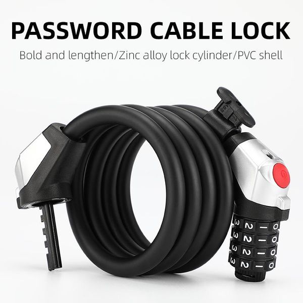 bike locks bicycle lock four-digit lighted password road mountain portable anti-theft cable riding equipment
bike locks bicycle lock four-digit lighted password road mountain portable anti-theft cable riding equipment