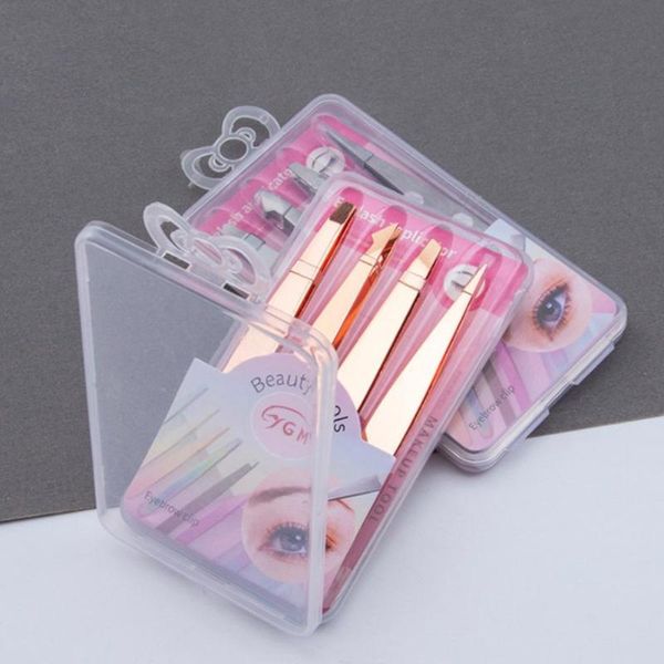 eyebrow tools & stencils 4pcs stainless steel eyelash tweezers precision tweezer repair makeup kit set for eye brow with box
eyebrow tools & stencils 4pcs stainless steel eyelash tweezers precision tweezer repair makeup kit set for eye brow with box