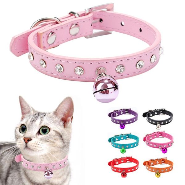 leather small dog collars rhinestone for dogs with bell puppy teddy kitten supplies & leashes
leather small dog collars rhinestone for dogs with bell puppy teddy kitten supplies & leashes