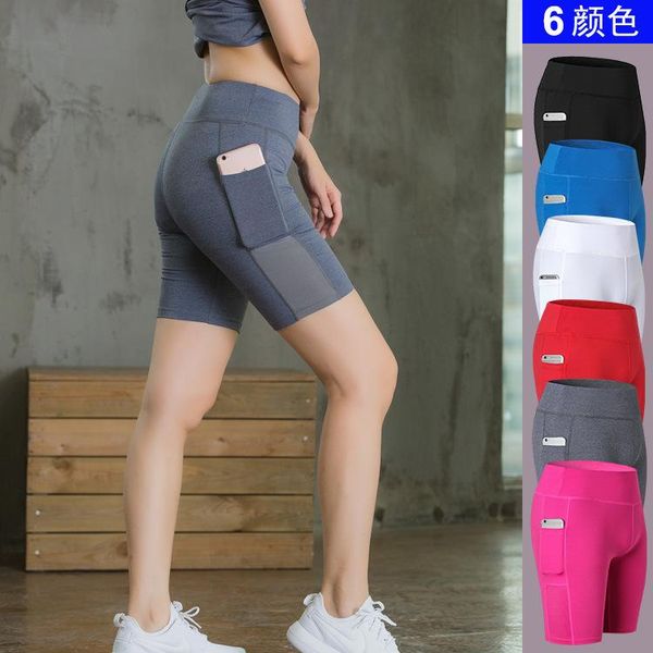women's leggings yoga shorts side pocket fitness running elastic tight quick dry wicking, Black
women's leggings yoga shorts side pocket fitness running elastic tight quick dry wicking, Black