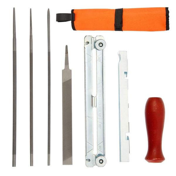craft tools hardwood handle + round / flat professional chainsaw chain grinding kit file guide bar sharpener alloy manual
craft tools hardwood handle + round / flat professional chainsaw chain grinding kit file guide bar sharpener alloy manual